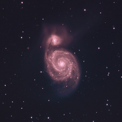 M51 子持ち銀河