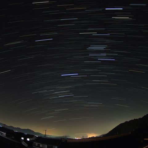 冬の大三角とカノープス