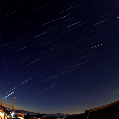 水星、金星、土星、ISSのランデブー