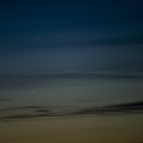 やっと確認できました！　紫金山・アトラス彗星　C/2023 A3