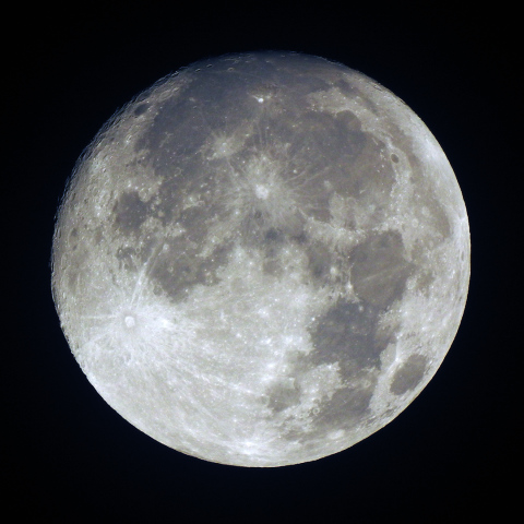 なんと奇跡的に見えた　2016名月