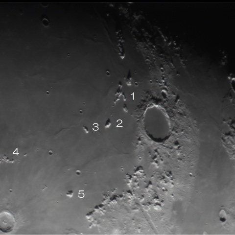 プラトーからアルキメデスへの山々