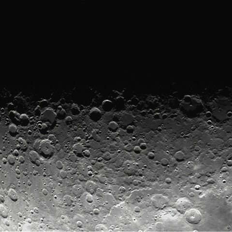 月面X（月齢6.9）