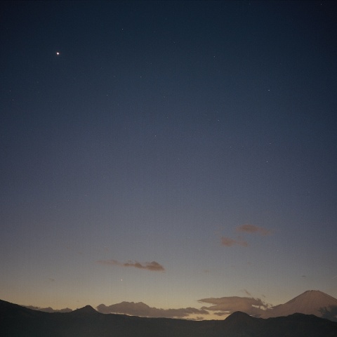 水星・金星　富士