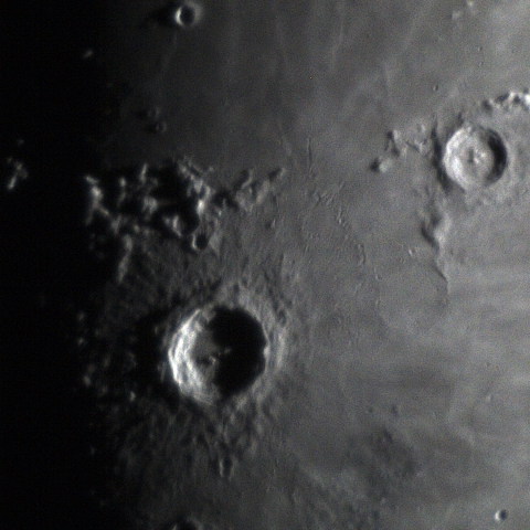 コペルニクスからエラトステネス（月齢9.7）