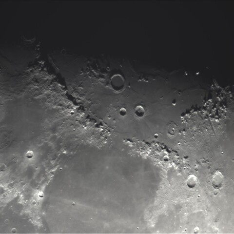 大晦日の月面（北部）