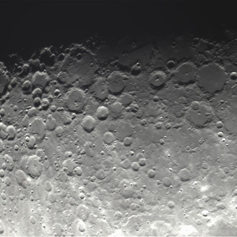 大晦日の月面（南部）