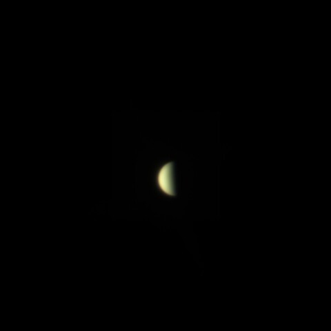 西方最大離角の金星