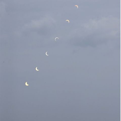 仙台での部分日食