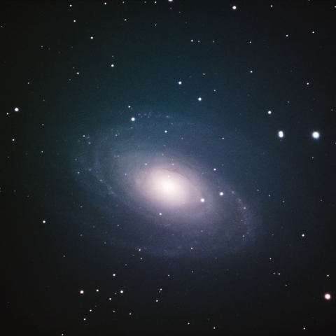 光害地で撮ったM81