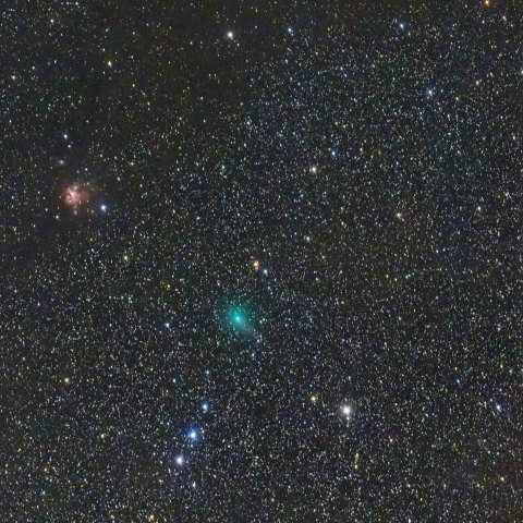 エイサスエスエヌ彗星（C/2017 O1）とNGC1579