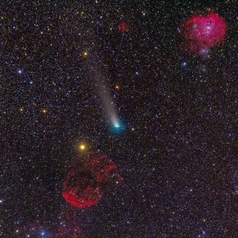 ジャコビニ・チンナー彗星（21P）＋モンキー、クラゲ