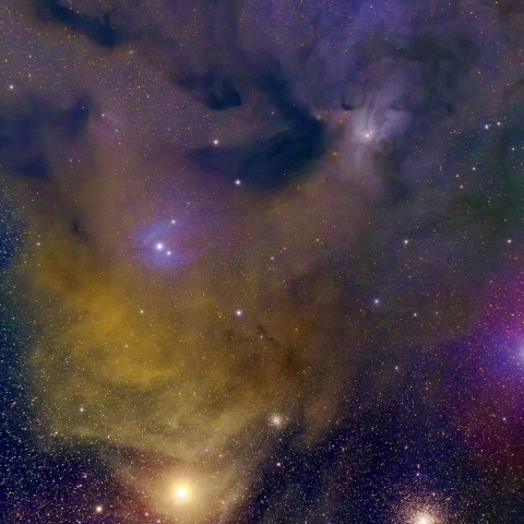 アンタレス周辺の星雲・星団