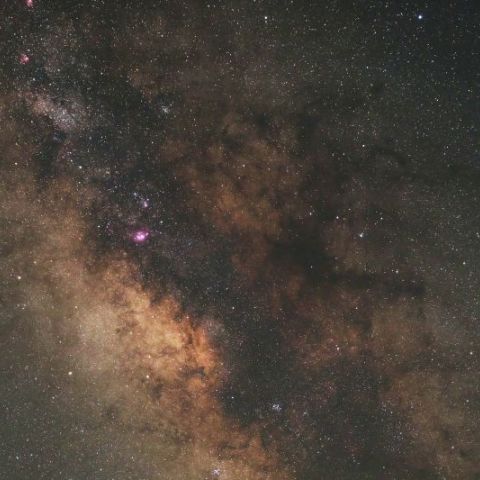 いて座の銀河中心部