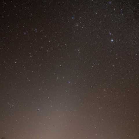 明け方の黄道光