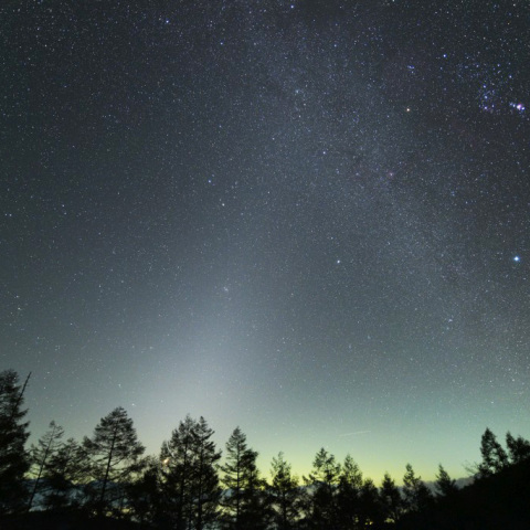 明け方の黄道光