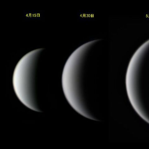 金星の位相変化(5月11日)