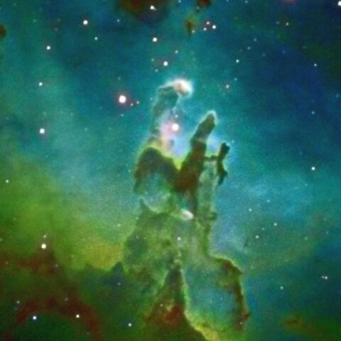 創造の柱(M16)カラー化