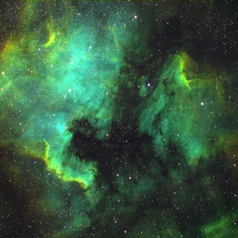 北アメリカ星雲付近(SAO)