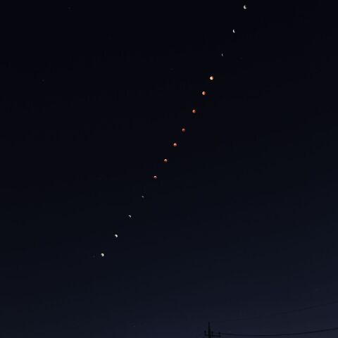 11月8日の皆既月食