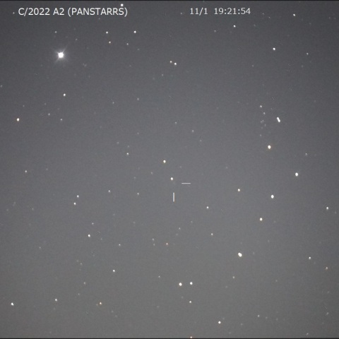 11月1日の C/2022 A2 (PANSTARRS)