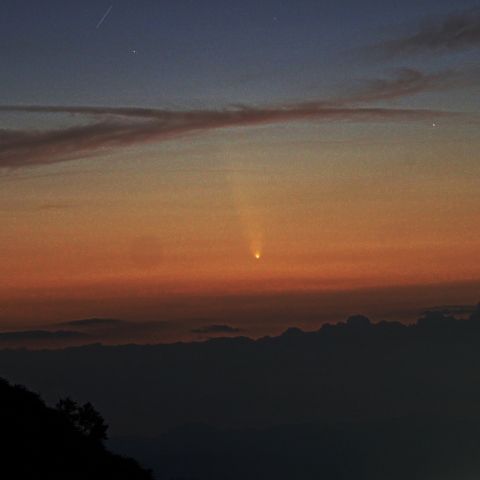 10月12日の紫金山・アトラス彗星
