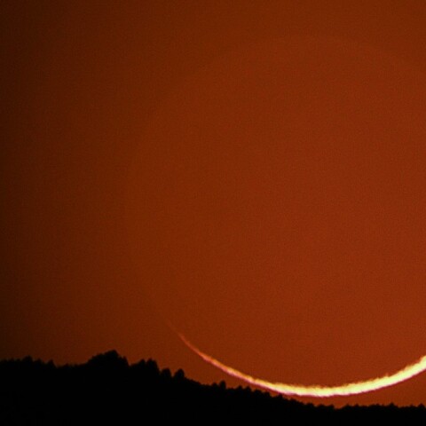 元旦の月の入り①