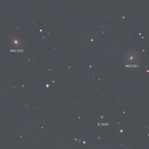 NGC521付近（くじら座）