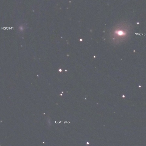 NGC936付近（くじら座）