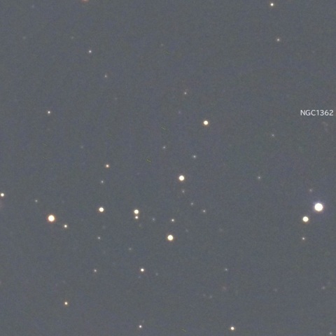 NGC1362,1370（エリダヌス座の銀河）