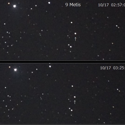 10月17日の「9 Metis」