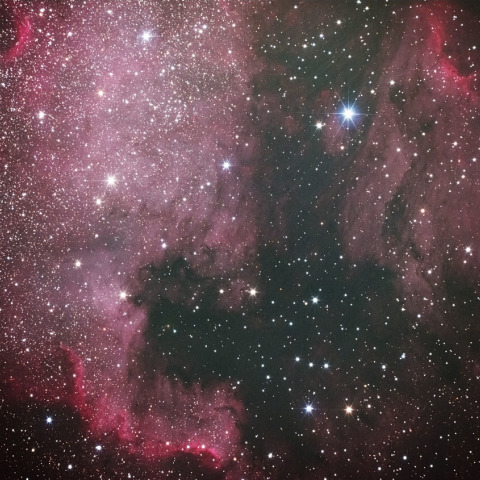 K-5ⅡsによるNGC7000とIC5067です。