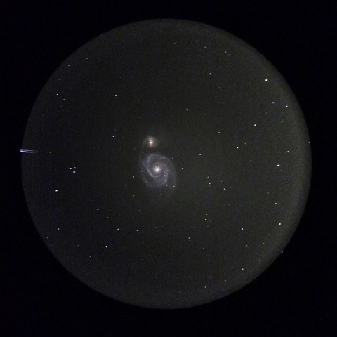 C-8 + 縮小コリメート法によるM51