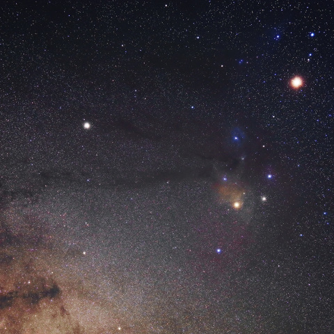 K-1によるアンタレス付近