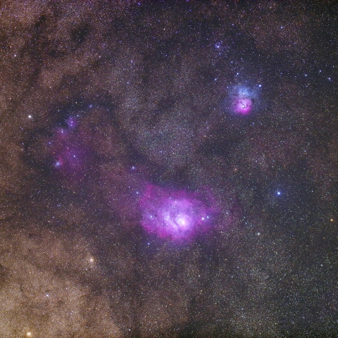 FSQ-106ED + K-1で撮るM8_M20付近