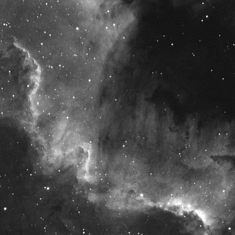NGC7000_ICX285ALによるHα画像