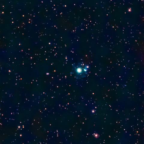 NGC6543 キャッツアイ星雲 外周部ハロ
