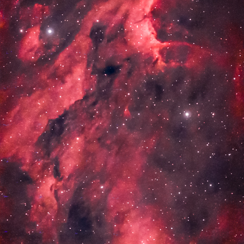 ペリカン星雲 IC5067〜5070