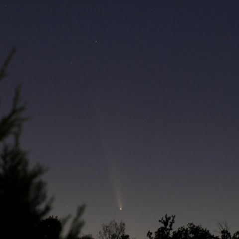 自宅からも見えました