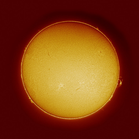 大きなプロミネンス