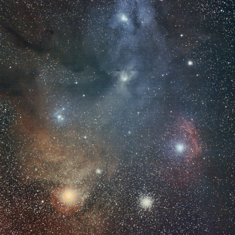 アンタレス周辺の星雲