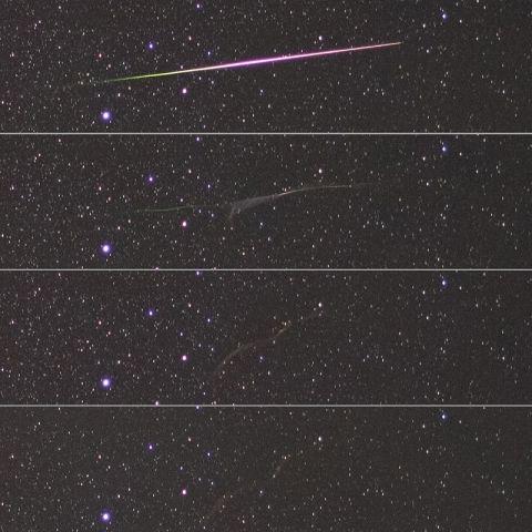 ペルセ群 痕あり