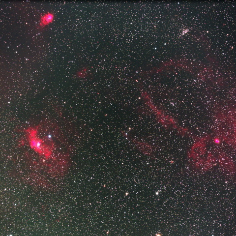 クワガタ星雲 バブル星雲 M52