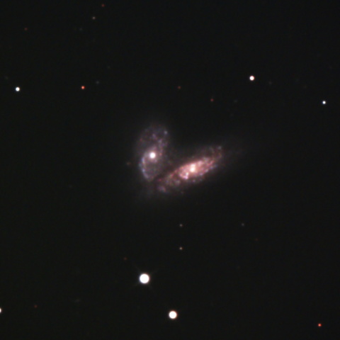 衝突銀河(NGC4567, NGC4568)