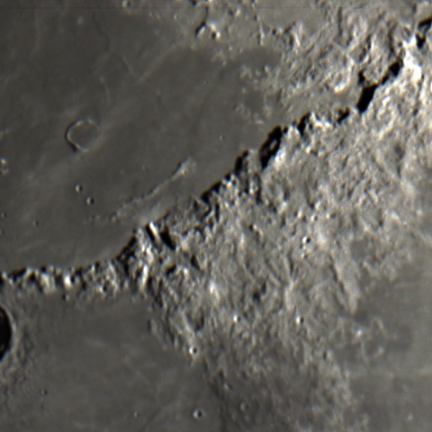 アペニン山脈付近