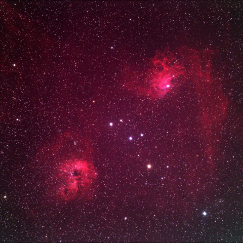 勾玉星雲＆どくろ星雲