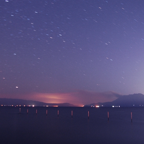 桜島とカノープス