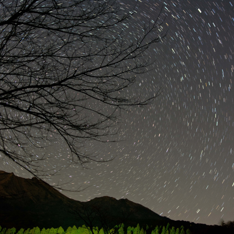 高千穂峰と北天