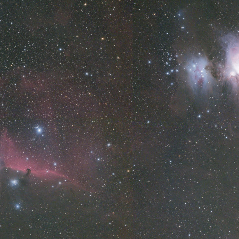 オリオン座中心付近