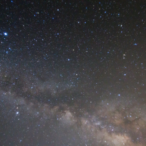 夏の天の川とさそり座